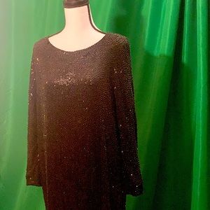 Carmen Marc Valvo Black dress size 8